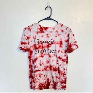 Tie-Dye Shirt “Howzit Summer”
